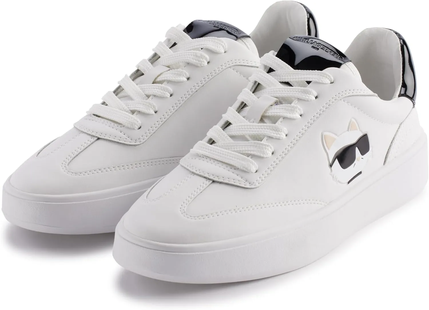 Karl Lagerfeld Paris Women's Cushioned Insole Everyday Sumava-Lace Up Sneaker
