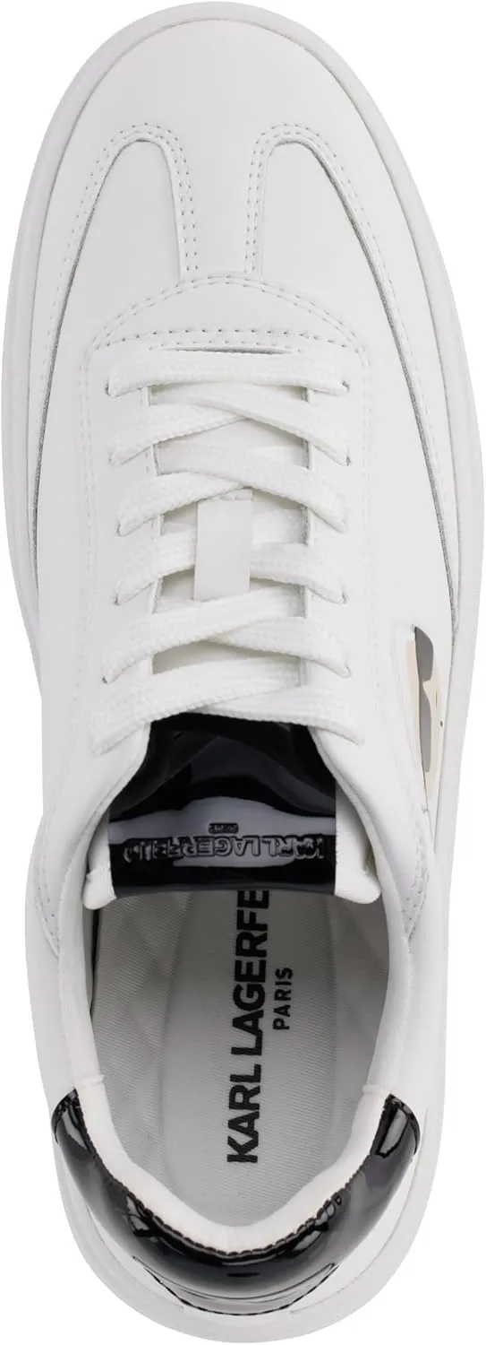 Karl Lagerfeld Paris Women's Cushioned Insole Everyday Sumava-Lace Up Sneaker