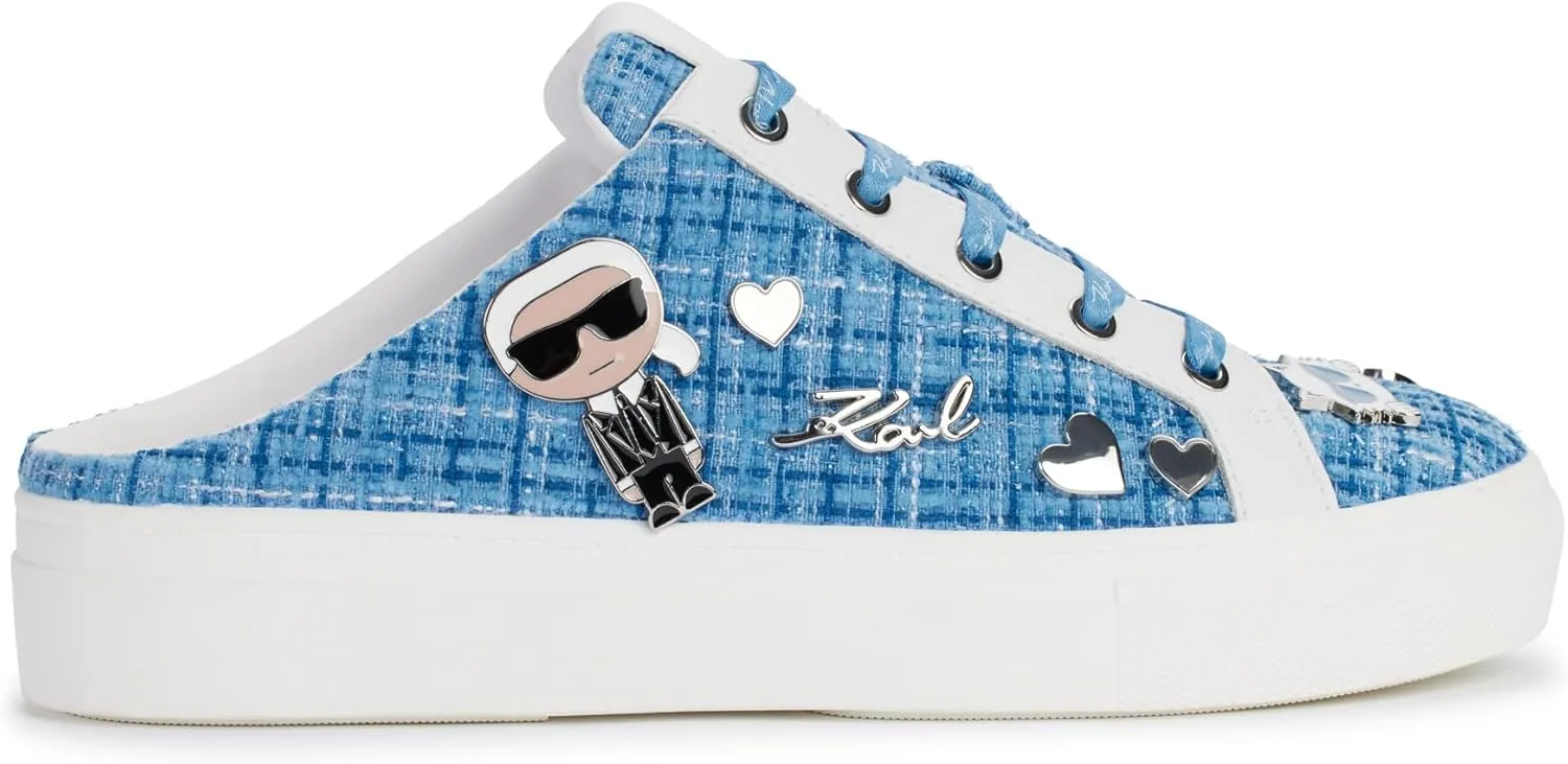 KARL LAGERFELD Women's Cushioned Insole Everyday Cambria-Sneaker Mule