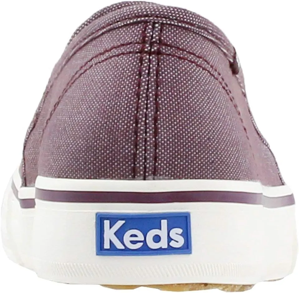 Keds Women's Double Decker Shimmer Chambray Sneaker