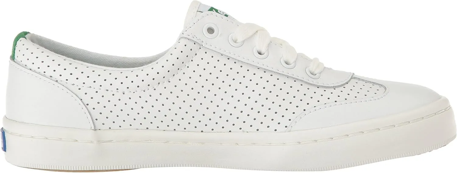 Keds Women's Tournament Retro Court Perf Leather Fashion Sneaker