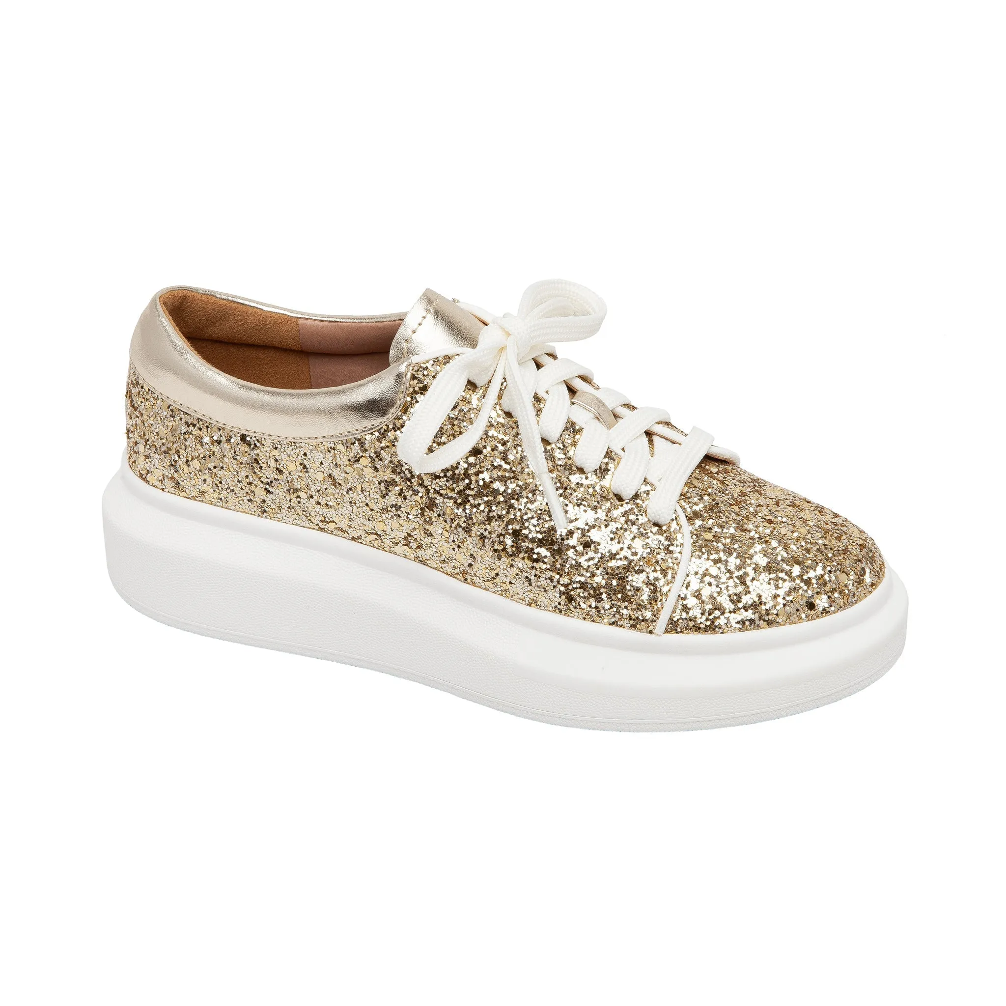 KELSEY | Platform Tennis Shoes Print