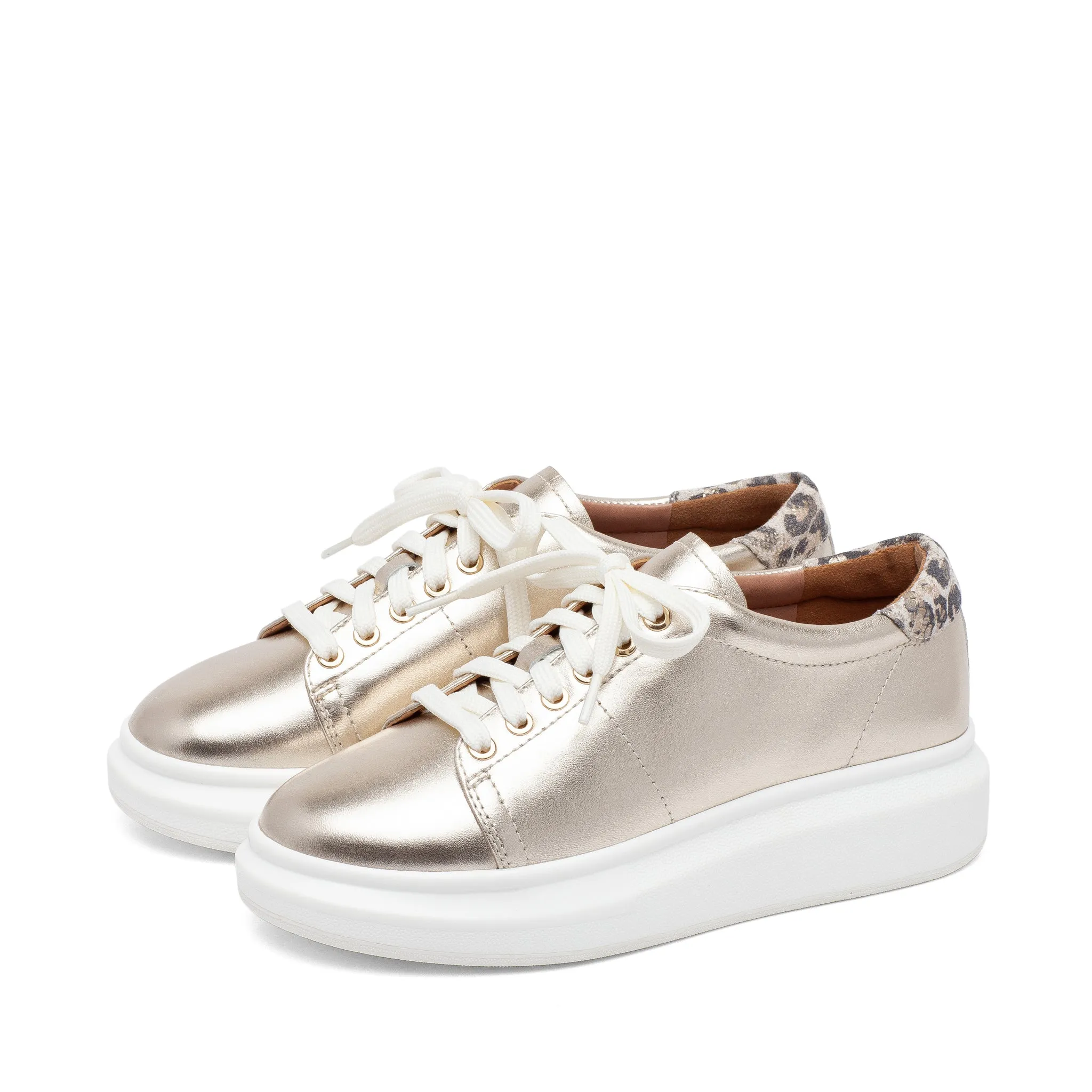 KELSEY | Platform Tennis Shoes Print