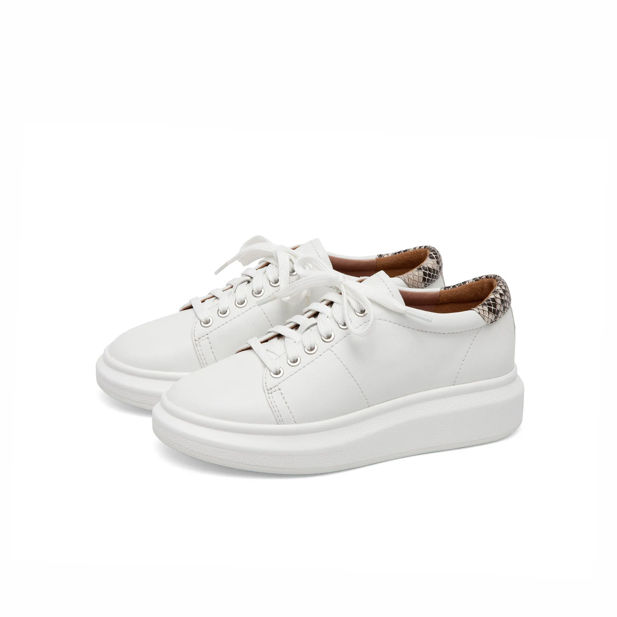 KELSEY | Platform Tennis Shoes Print