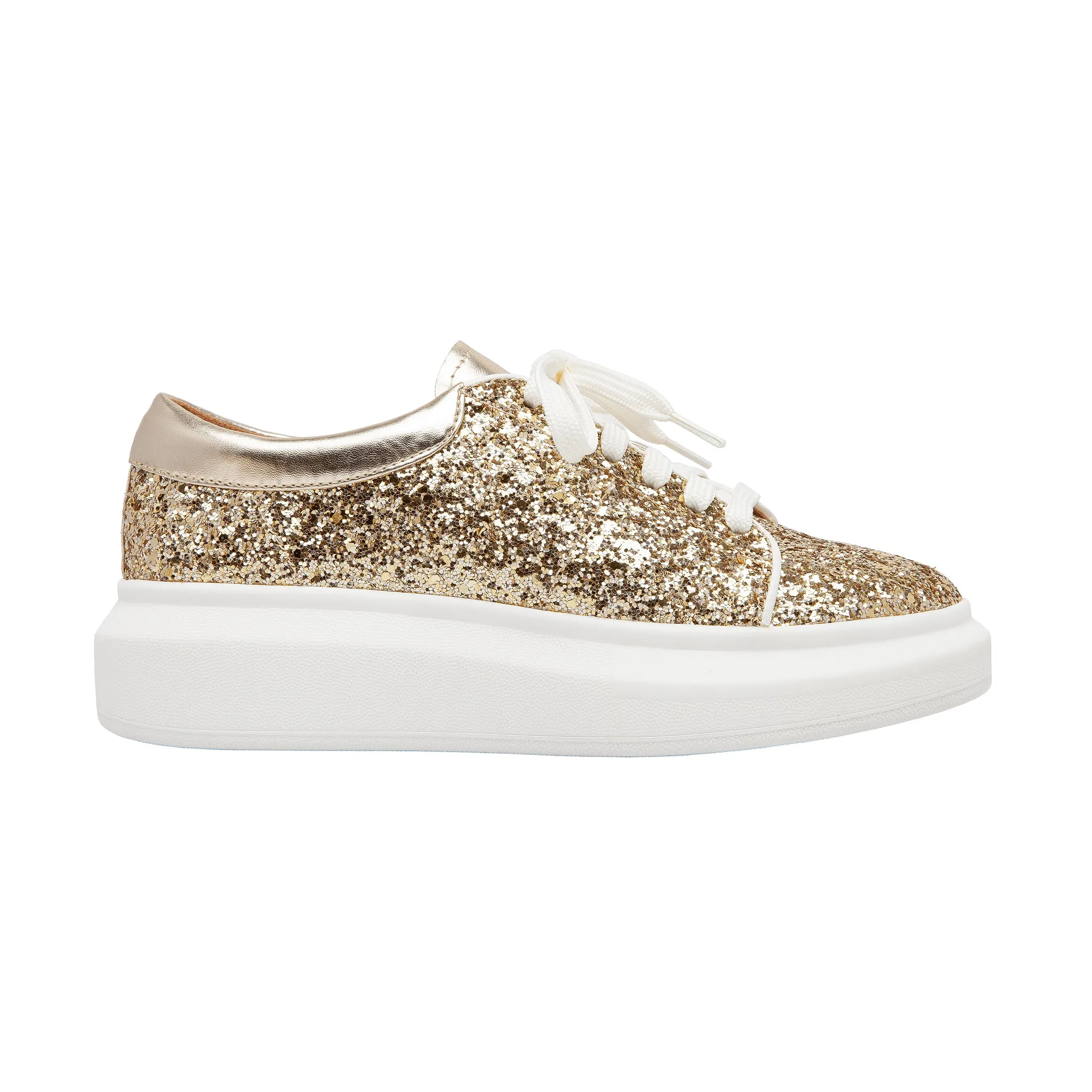 KELSEY | Platform Tennis Shoes Print