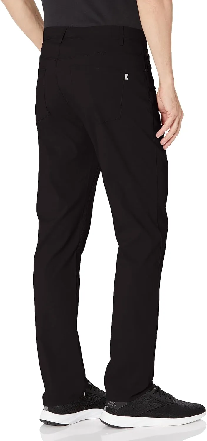 Kenneth Cole Men's Water-Resistant Flexible 5-Pocket Pant