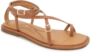 Kenneth Cole New York Women's Paros Flat Sandal, TAN, 7.5