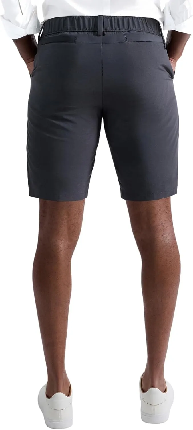 Kenneth Cole REACTION Men's Lightweight Hybrid Stretch Performance Shorts-7 and 9 Inch Inseams