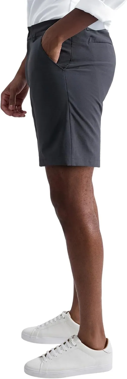 Kenneth Cole REACTION Men's Lightweight Hybrid Stretch Performance Shorts-7 and 9 Inch Inseams