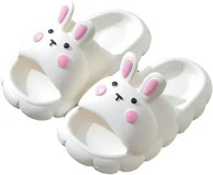 Kids Cloud Sandals Girls Cute Rabbit Slippers Indoor Outdoor Non Slip Cloud Slides Funny Bathroom Pillow Slipper