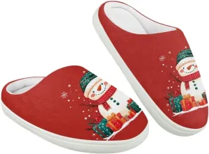 Kids Cotton Slipper Winter Cozy Fluffy Shoes Boys Girls Warm Breathable Fuzzy Anti-Slip House Slippers for Toddler US 9-15