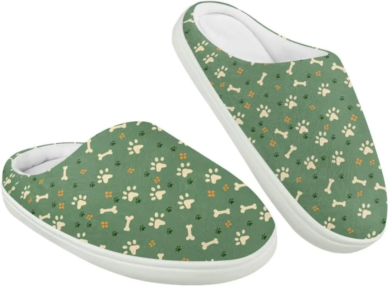 Kids Cotton Slipper Winter Cozy Fluffy Shoes Boys Girls Warm Breathable Fuzzy Anti-Slip House Slippers for Toddler US 9-15