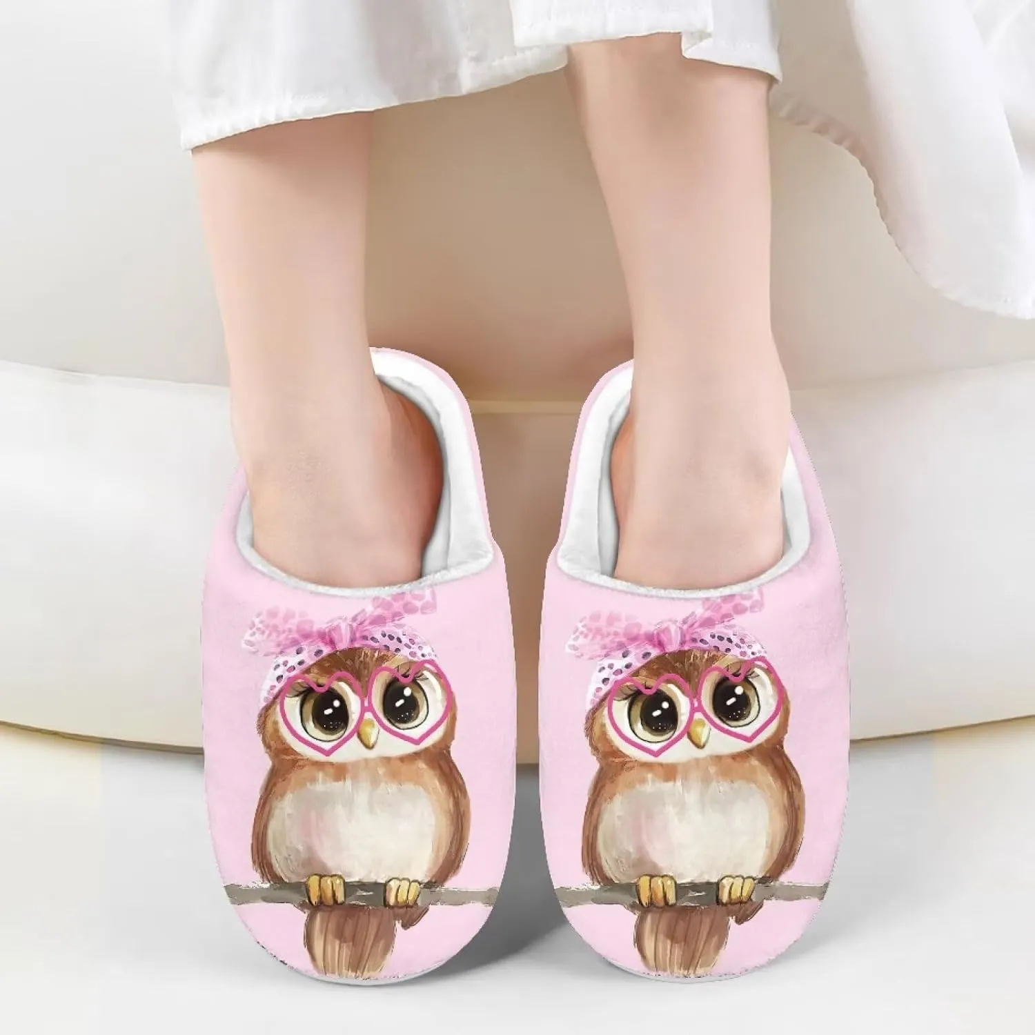 Kids Fuzzy Slip-On House Slipper Outdoor Non-Slip Warm Slippers Cozy Cute Slippers for Toddler Boys GirlsLittle kids US 9-15