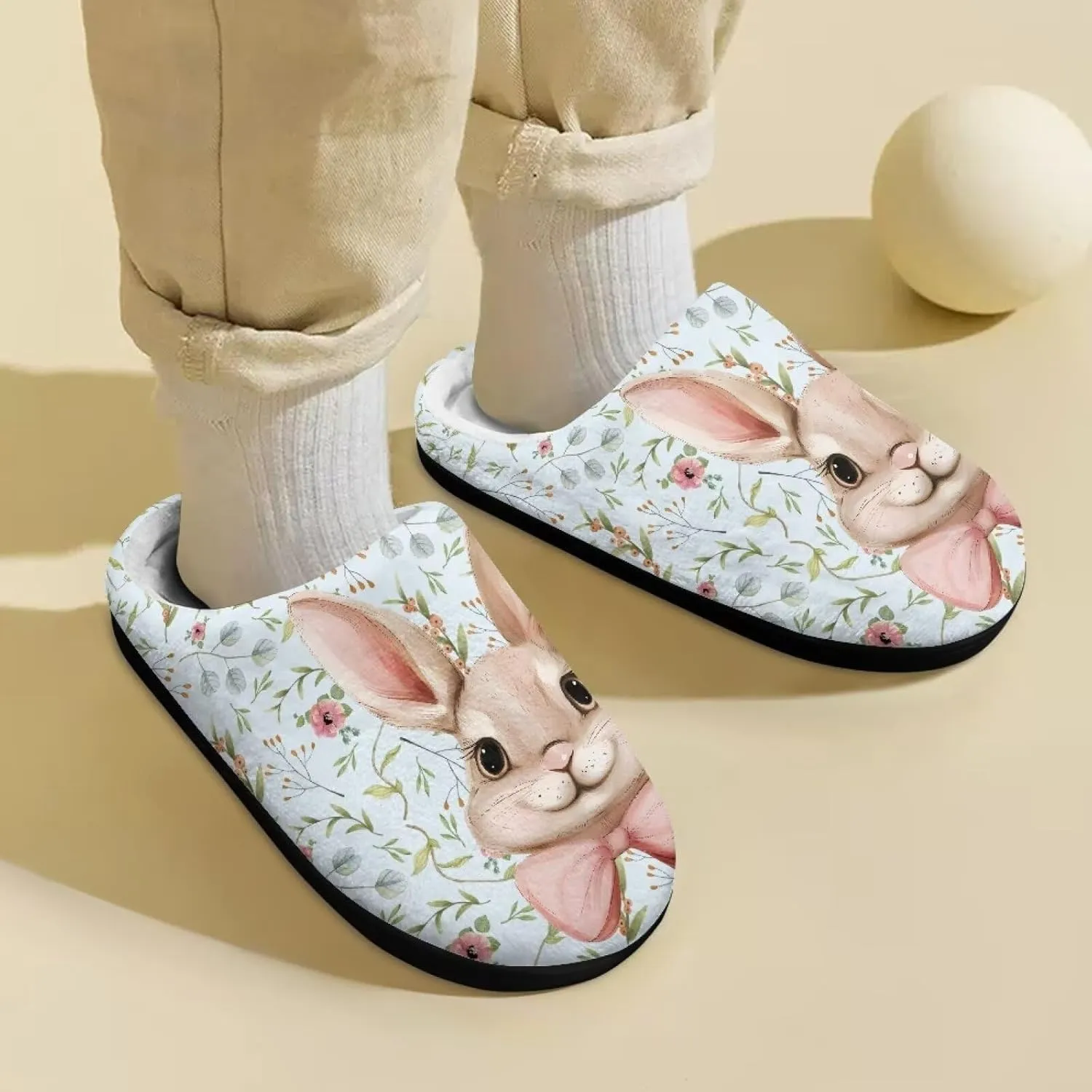 Kids Slip-On Fuzzy House Slipper Outdoor Cozy Non-Slip Slippers Warm Cute Slippers for Toddler Boys GirlsLittle kids US 9-15