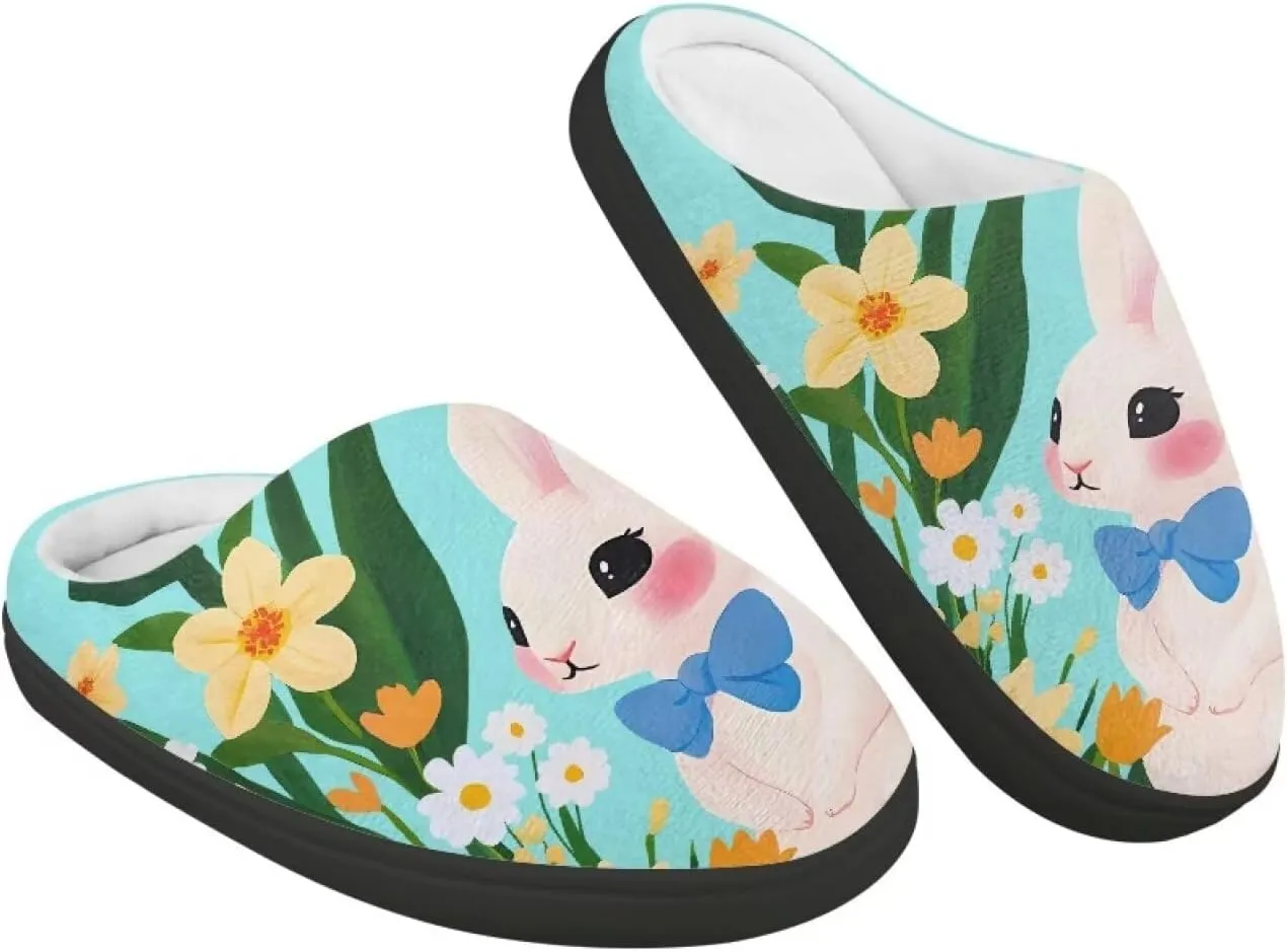 Kids Slip-On House Slipper Fuzzy Soft Non-Slip Outdoor Slippers Warm Comfortable Fluffy Slippers for Toddler US 9-15