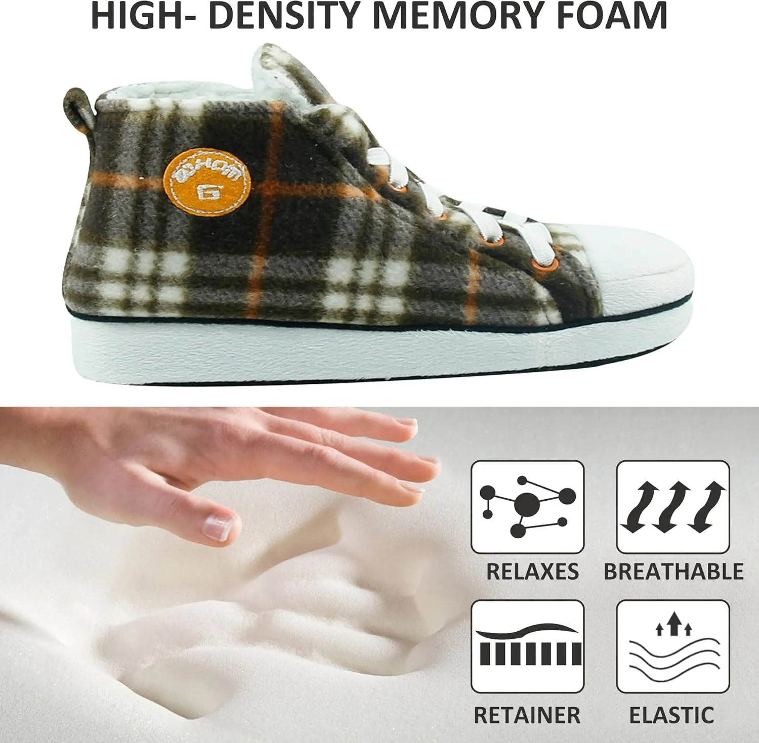 Kids Sneaker Slippers - Soft and Stylish Comfort Cozy House Shoes for Girls and Boys