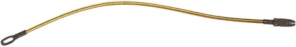 Klein Tools 50350 13-Inch Flexible Fish Tape Leader for 1/8-Inch Wide Steel Fish Tapes, Made in USA