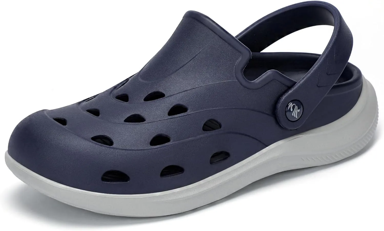 Kricely Clogs for Men with Arch Support Shower Hiking Sandals for Beach Water, Recovery Plantar Fasciitis Orthotic Slides
