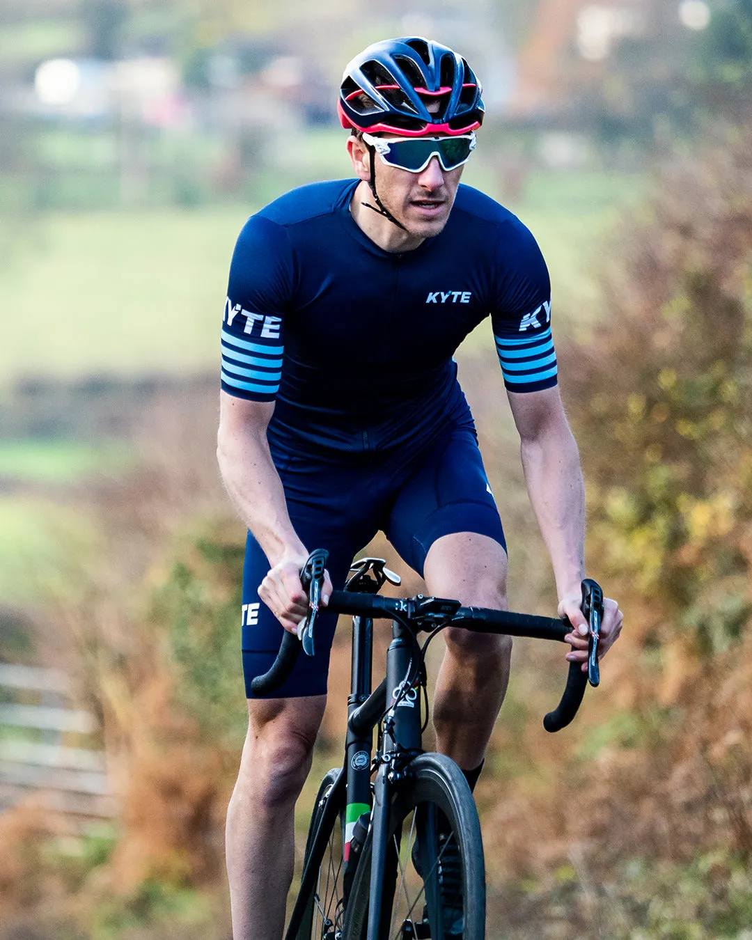 KYTE Race Short Sleeve Jersey - Navy / Blue