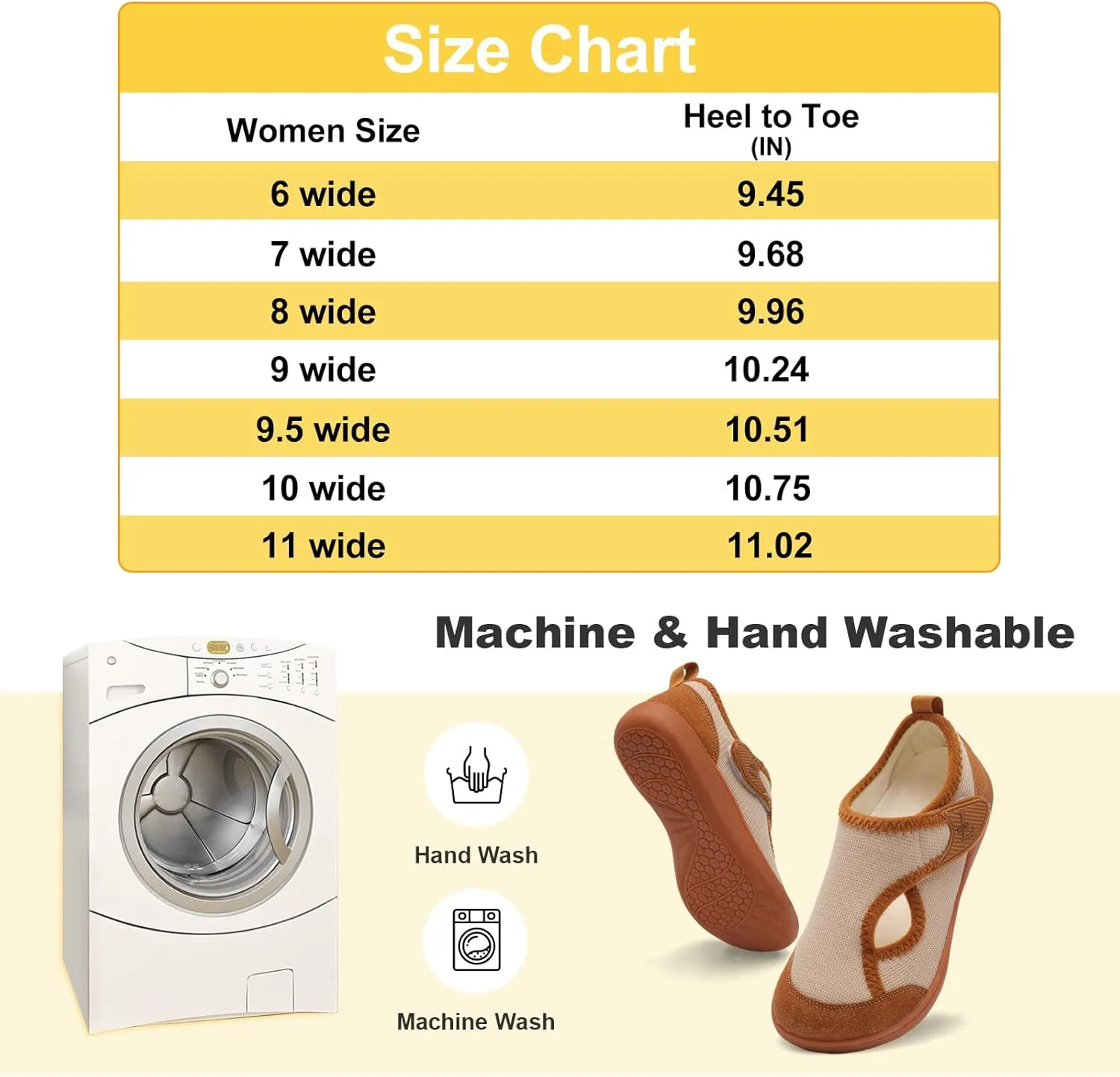 L-RUN Womens Wide Toe Box Barefoot Diabetic Shoes - Ladies House Slippers for Indoor and Outdoor
