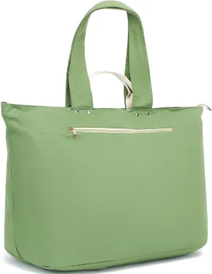 Large Beach Bag for Women, Waterproof Travel Tote Bag with Lunch/Wet Pocket for Weekender, Sandproof, Zipper Closure