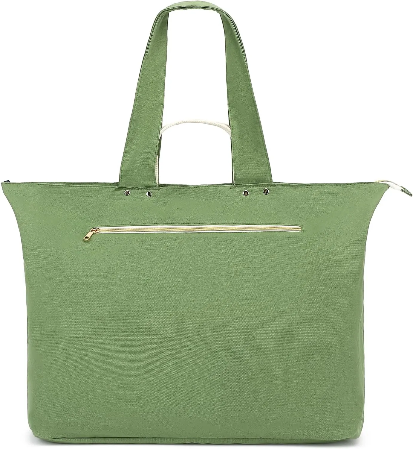 Large Beach Bag for Women, Waterproof Travel Tote Bag with Lunch/Wet Pocket for Weekender, Sandproof, Zipper Closure