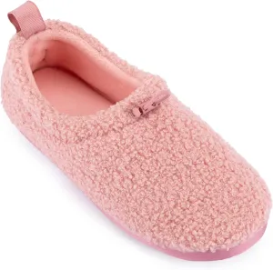 LazyStep Women's Curly Teddy Fleece Loafer Slippers Memory Foam House Shoes Indoor Outdoor