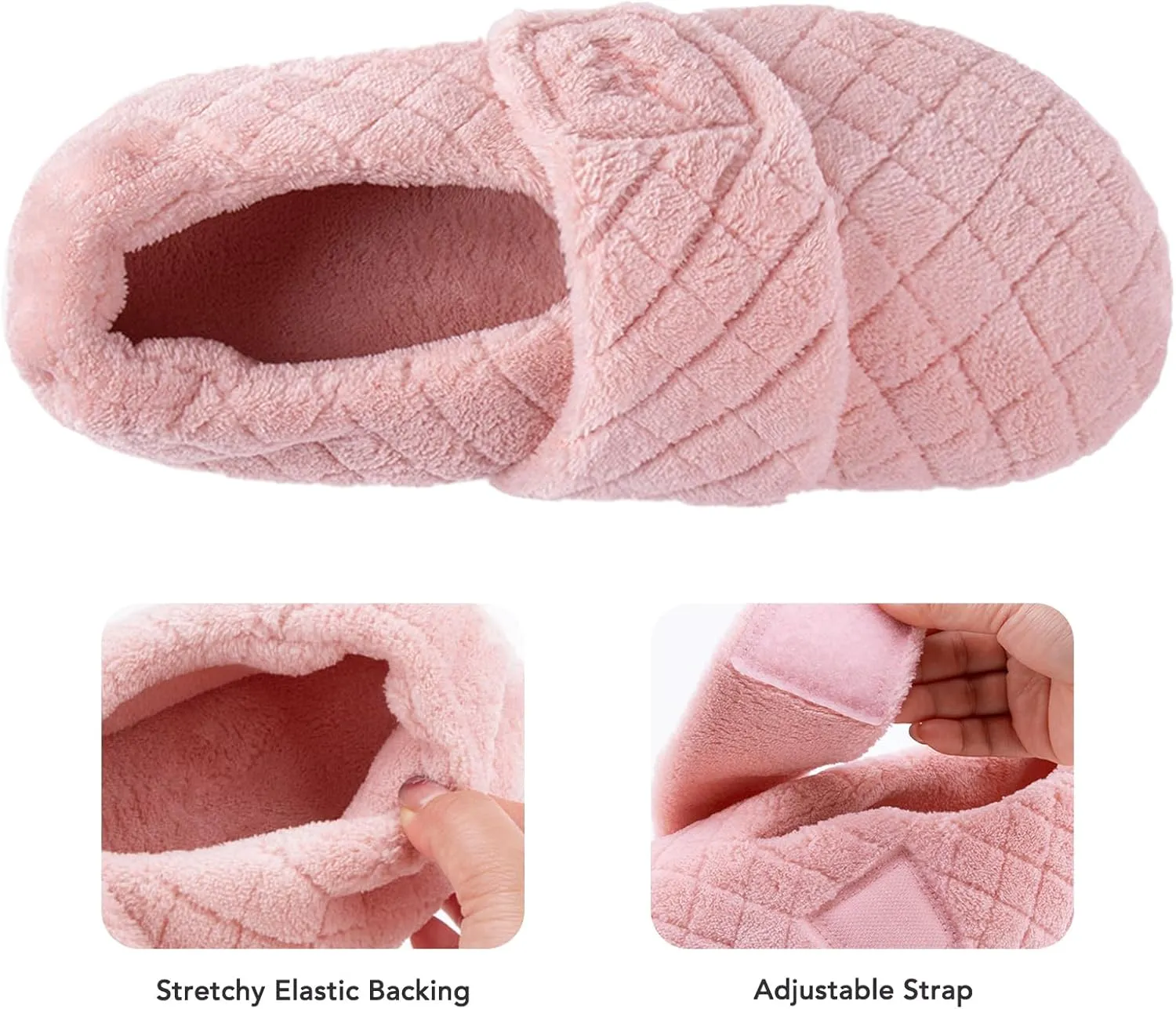 LazyStep Women's Nana Adjustable Slipper with Wide Widths