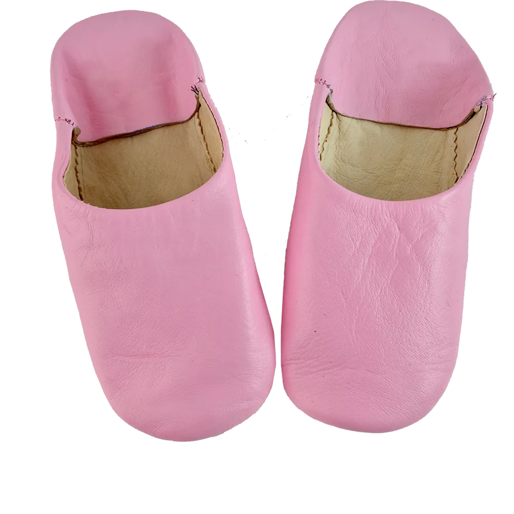 Leather Slipper pink color