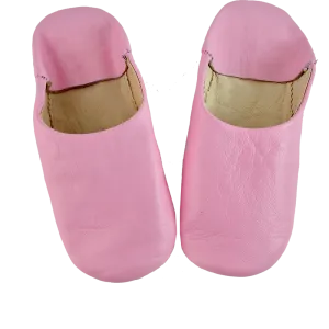Leather Slipper pink color