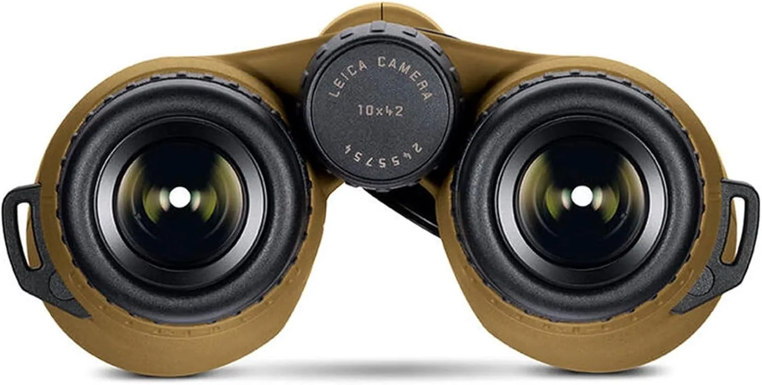 LEICA Geovid Pro Rugged Compact Ergonomic Lightweight Weather-Proof Hunting Rangefinder Binoculars with Built-in Compass, Flat Dark Earth, 10 x 42 AB 