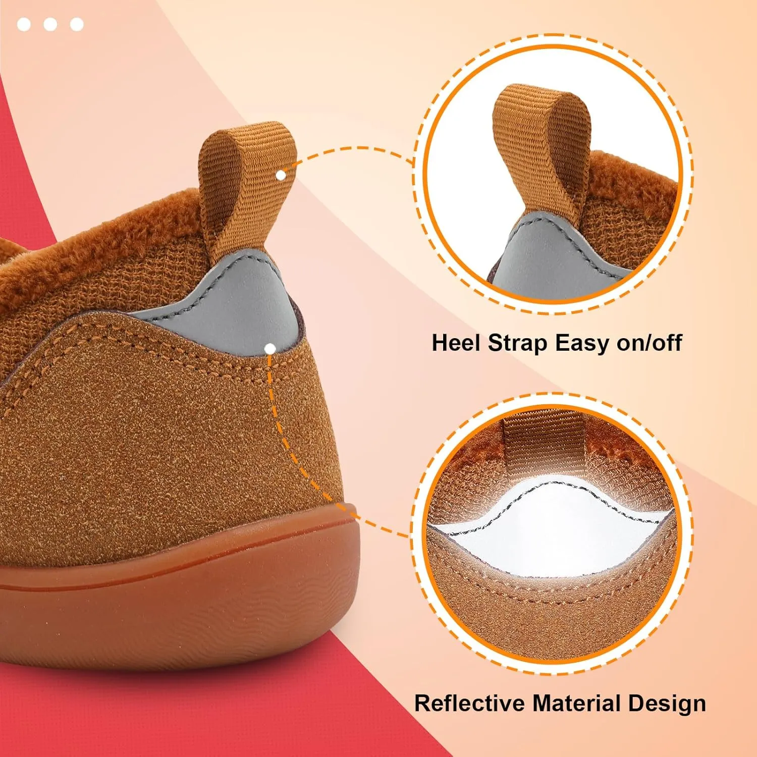 LeIsfIt Mens Slippers Wide House Shoes Adjustable Diabetic Shoes Arthritis Swollen House Slippers Indoor Outdoor