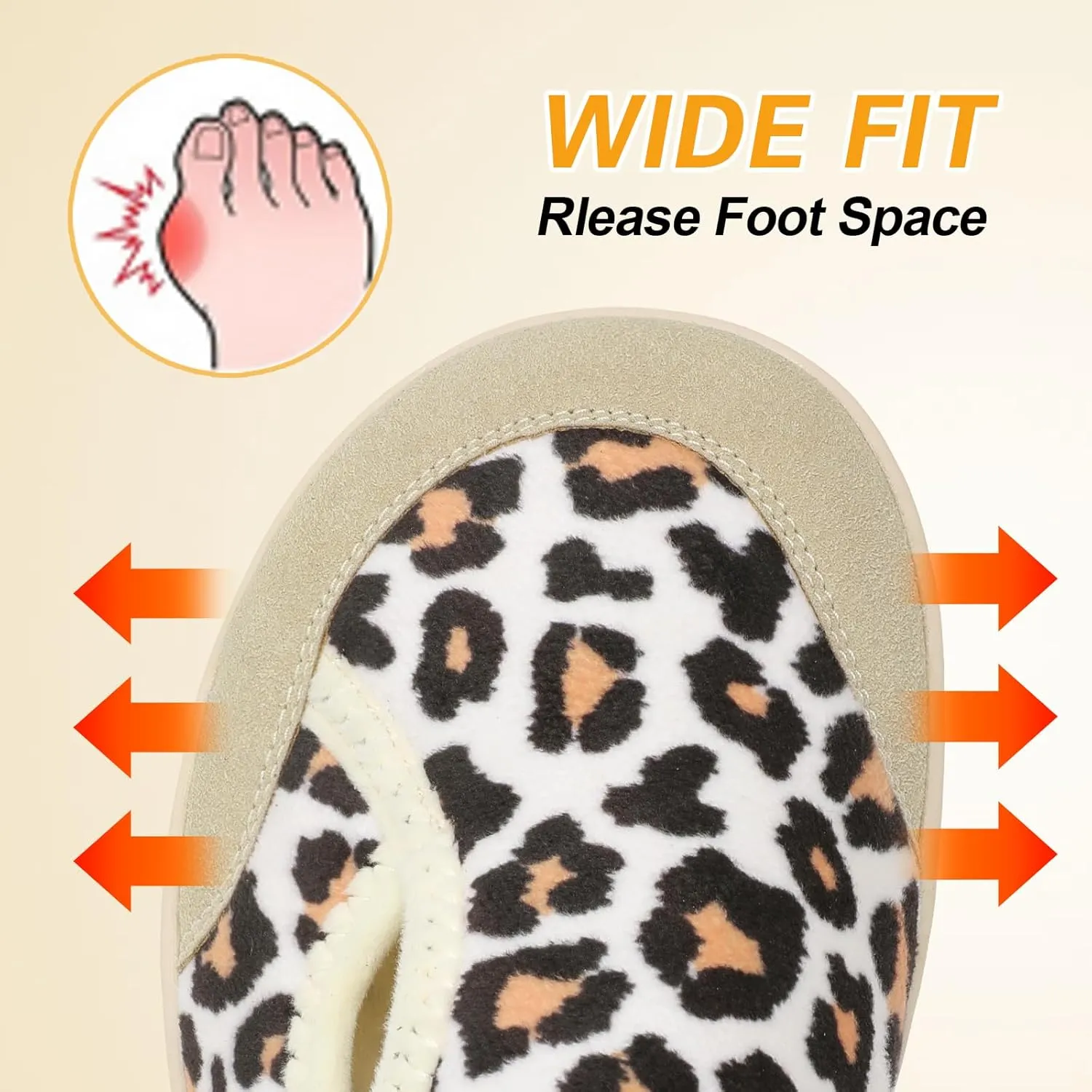 LeIsfIt Womens Slippers Wide Diabetic Shoes Adjustable Arthritis Edema House Shoes Indoor Outdoor Slippers