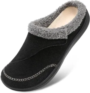LeIsfIt Womens Wide Slippers Adjustable Diabetic Slippers Memory Foam Swollen Arthritis Edema House Shoes Indoor Outdoor