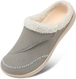 LeIsfIt Womens Wide Slippers Adjustable Diabetic Slippers Memory Foam Swollen Arthritis Edema House Shoes Indoor Outdoor