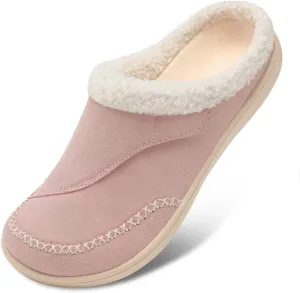 LeIsfIt Womens Wide Slippers Adjustable Diabetic Slippers Memory Foam Swollen Arthritis Edema House Shoes Indoor Outdoor