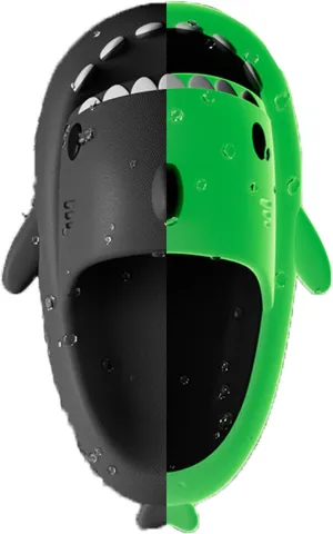 LELEBEAR Galaxy Shark Slides, Shark Slippers Thick Cloud Summer Beach Women Men Shoes