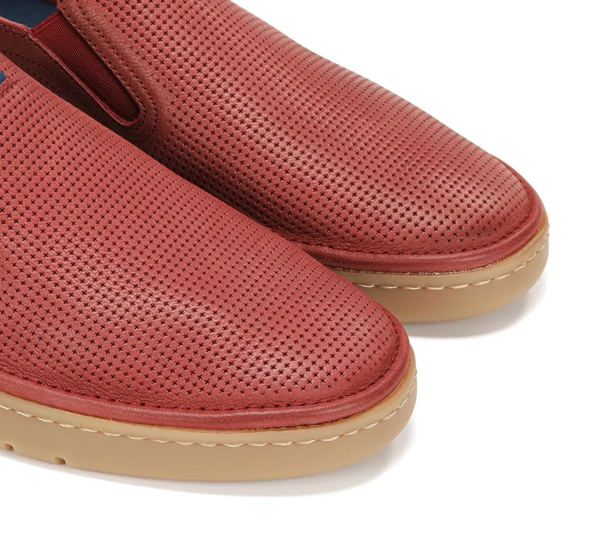 LEO F1946 Slip On Rojo