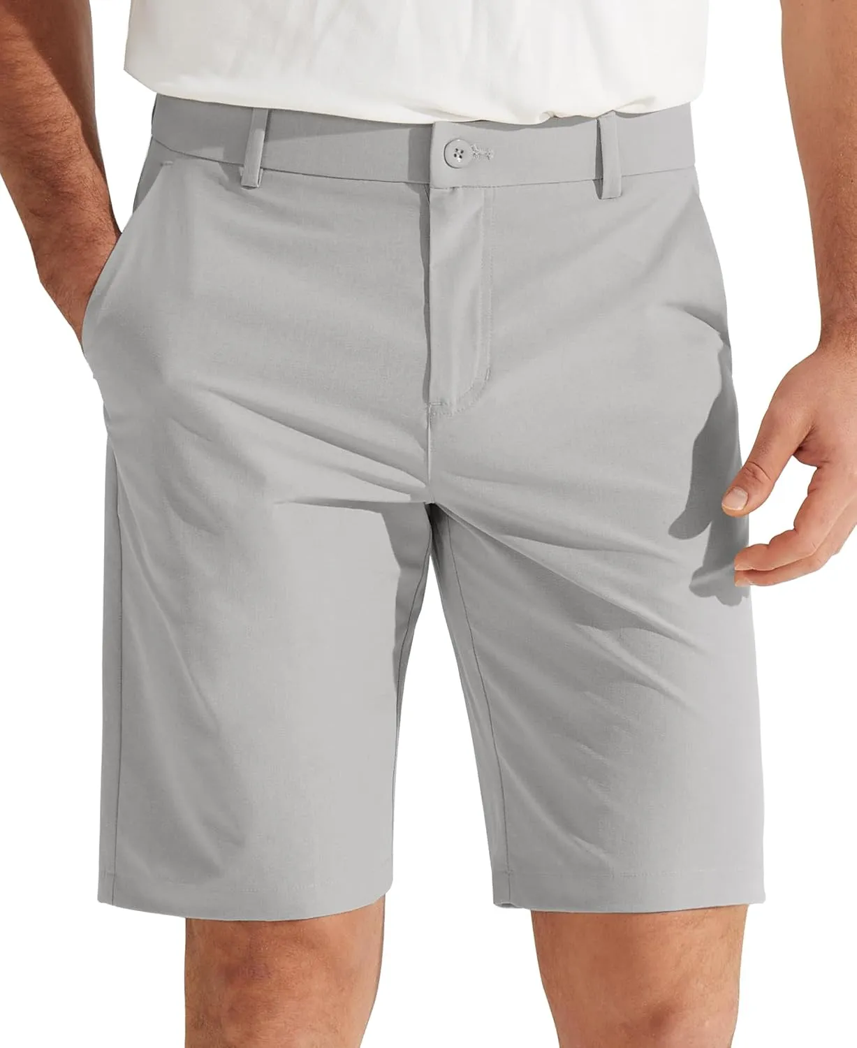 Libin Men's Golf Shorts 7" 9" Work Dress Shorts Casual Flat Front Hybrid Shorts Lightweight Quick Dry Water Resistant