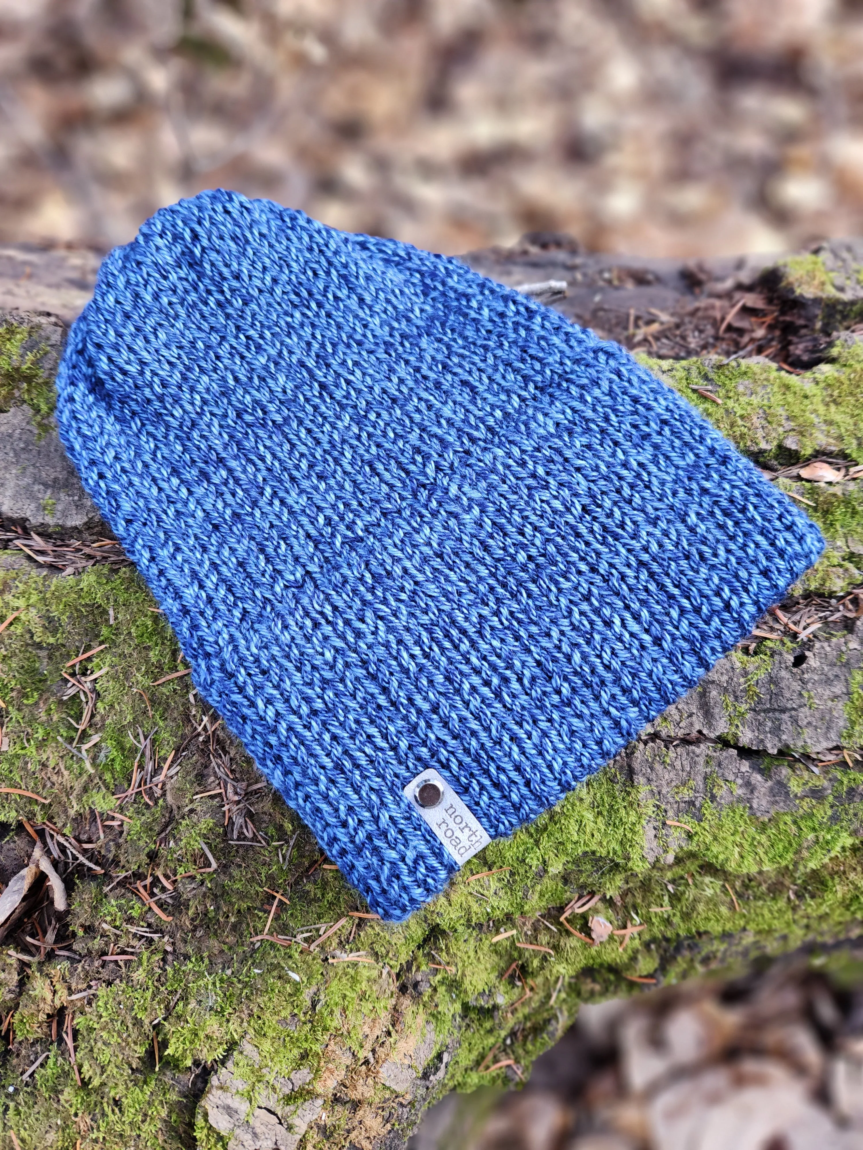 Lightweight Hat, Folded Double Brim Wool Free, Blue