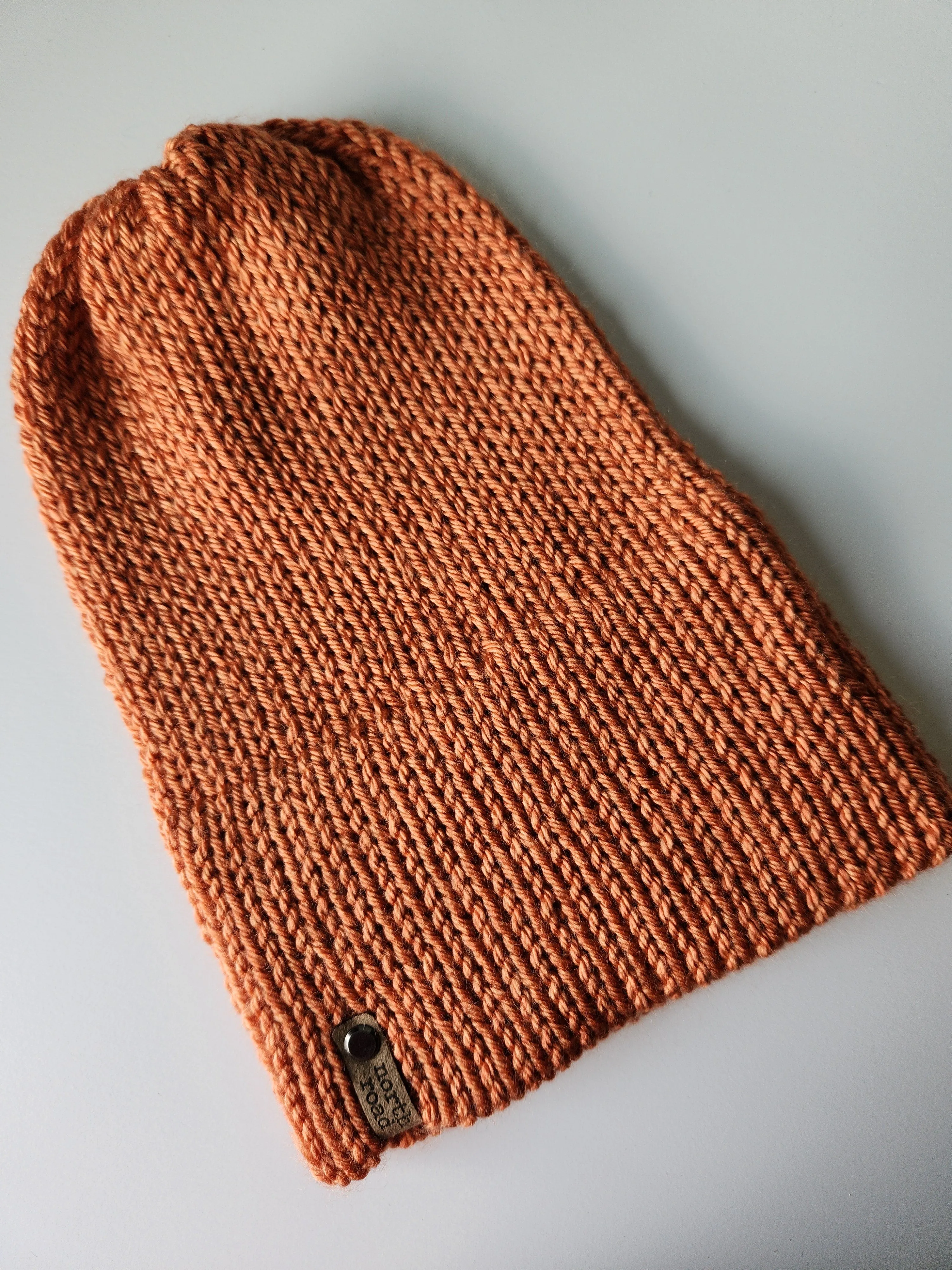 Lightweight Hat, Folded Double Brim Wool Free, Coral