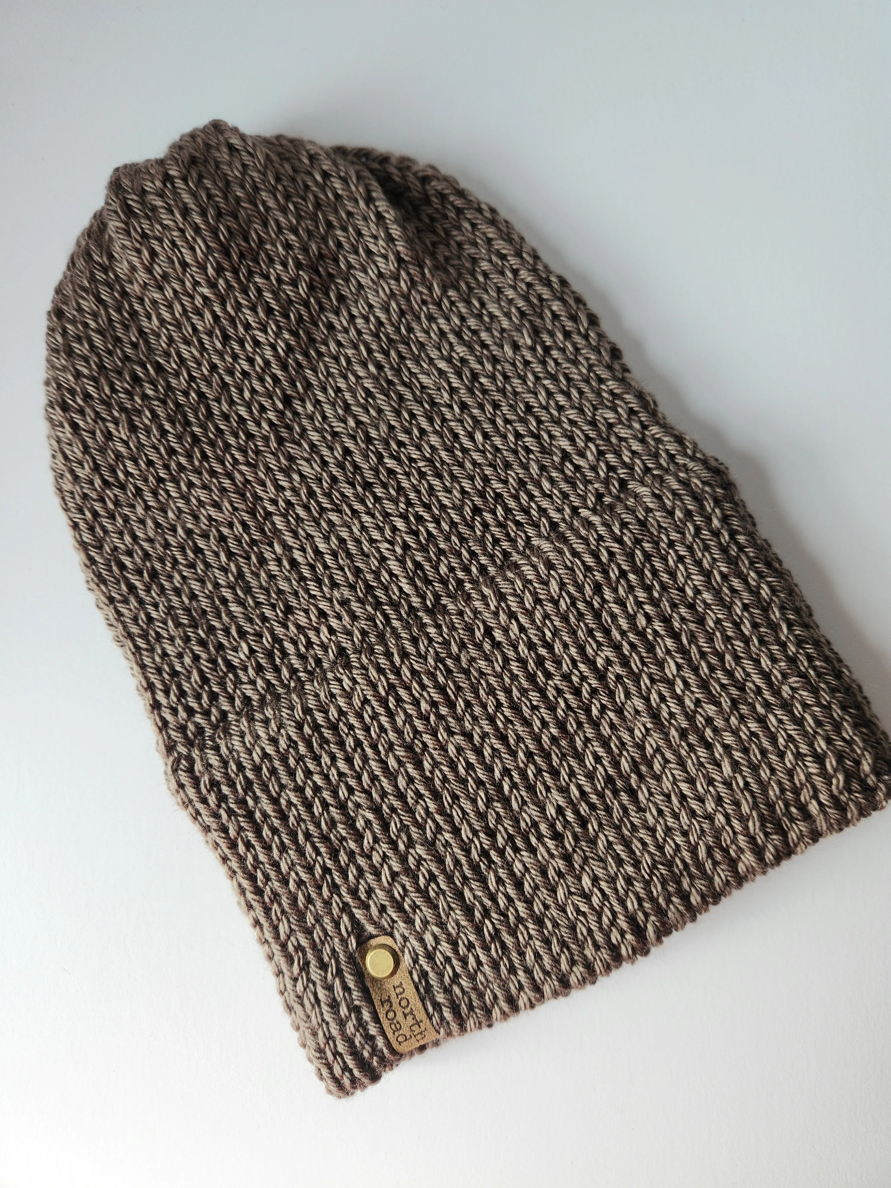 Lightweight Hat, Folded Double Brim Wool Free, Taupe