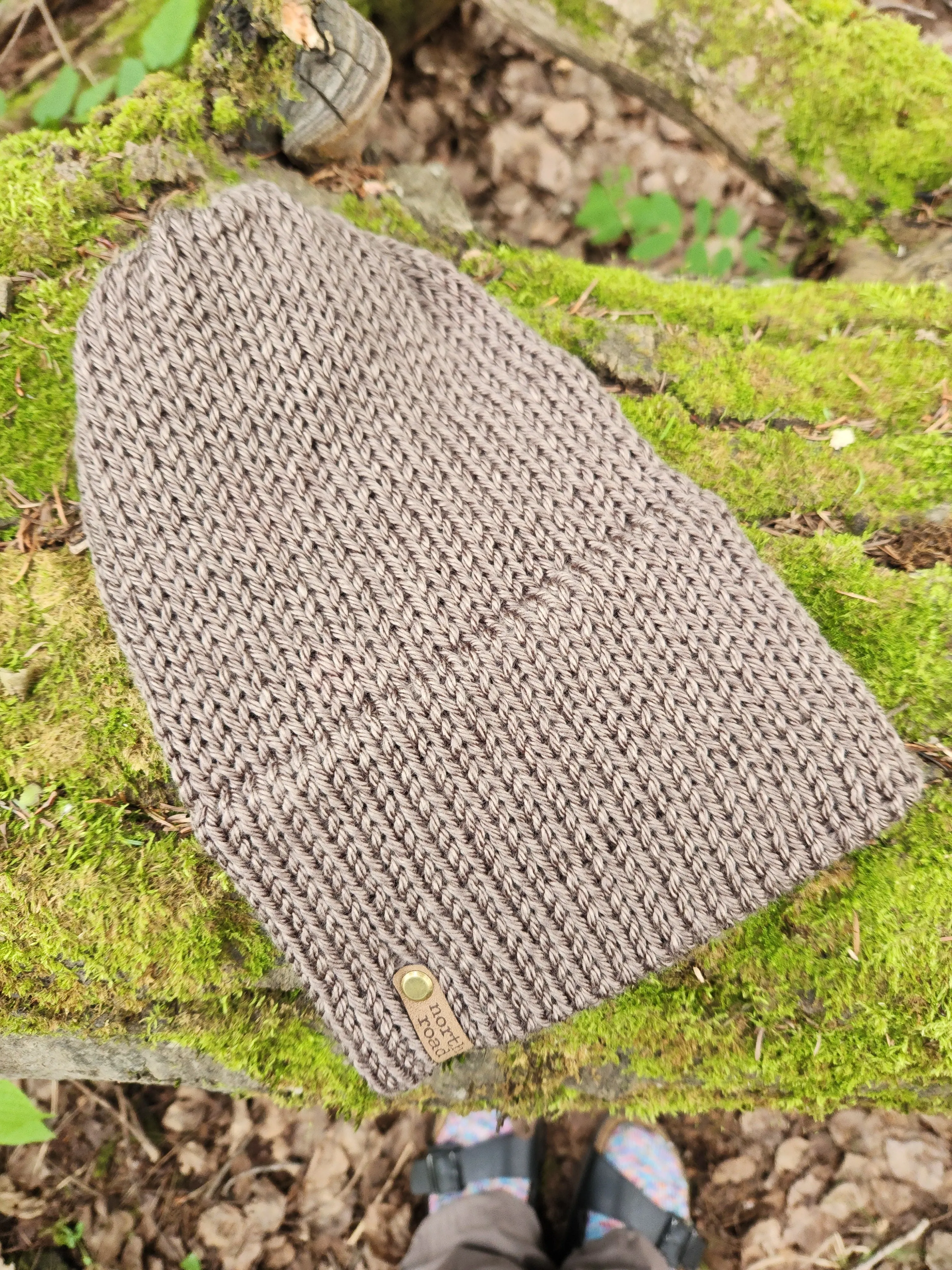 Lightweight Hat, Folded Double Brim Wool Free, Taupe