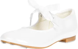 Linodes Economy Unisex-Child Lace Up Tap Shoe for Girls and Boys Tap Flat