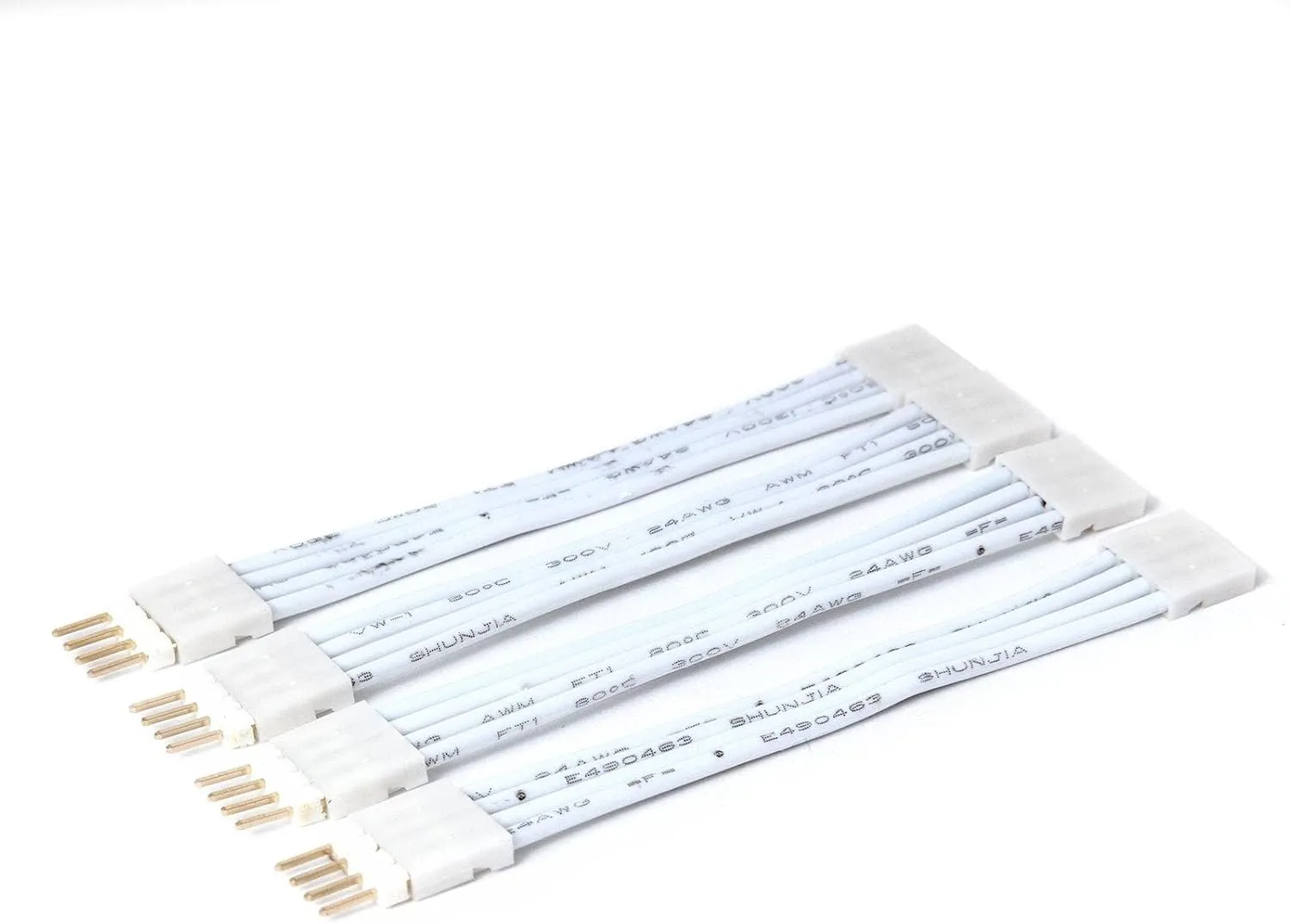 Litcessory Flexible Corner Connector/Extension Cable for Philips Hue Gradient Lightstrip (2in, 4 Pack, White)
