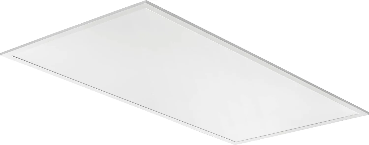 Lithonia Lighting CPX 2x4 LED Flat Panel Light, 2 ft. x 4 ft. LED Light Panel, Ceiling Lighting Fixture for Shop Lighting, 4000 Lumens, 3500K Neutral Light, Smooth Satin Lens, White