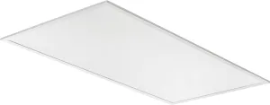 Lithonia Lighting CPX 2x4 LED Flat Panel Light, 2 ft. x 4 ft. LED Light Panel, Ceiling Lighting Fixture for Shop Lighting, 4000 Lumens, 3500K Neutral Light, Smooth Satin Lens, White