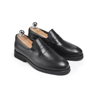 Loafer Black with Strap