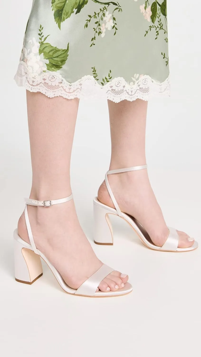 Loeffler Randall Women's Malia Curved Heel Simple Sandals