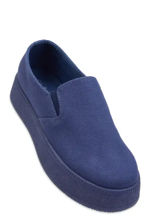 Low Platform Slip On Sneakers
